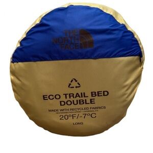 The North Face Eco Trail Bed Double Sleeping Bag - Blue & Tan